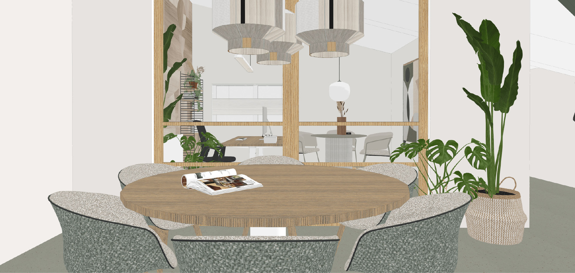 Studio Refined - eikenhouten - deuren - kantoordesign - kantoorontwerp - kantoorinrichting - marmoleum - naarden